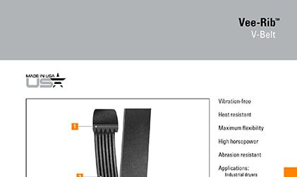 Vee-Rib Belts Product Brochure