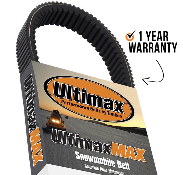 ULTIMAX® MAX Belts include 1 Year Warranty