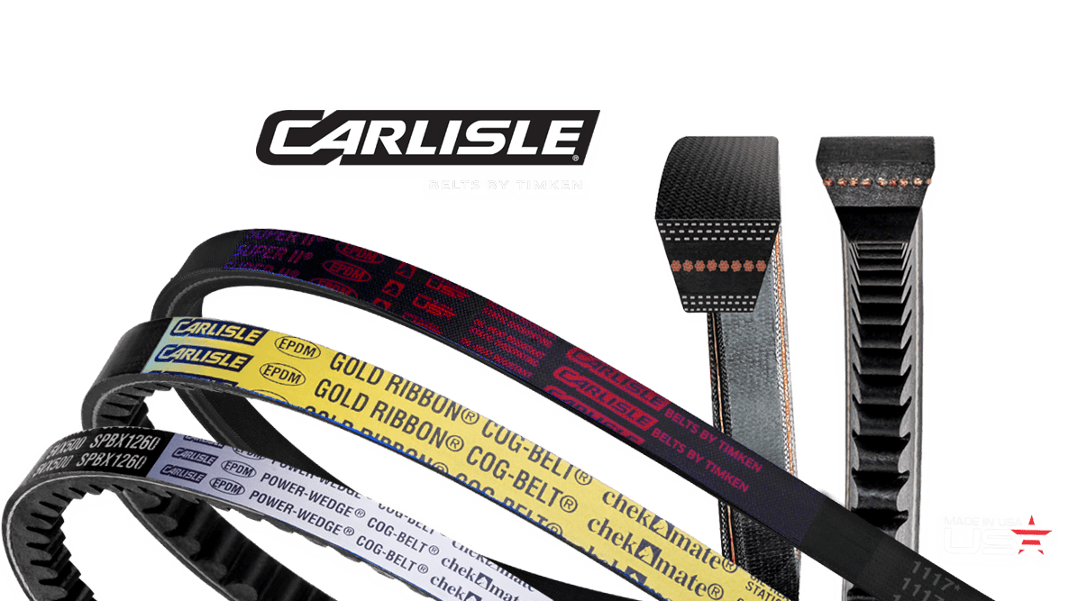 Carlisle® Belts World-Leader in Raw-Edge V-Belts